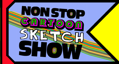 non stop cartoon sketch show logo
