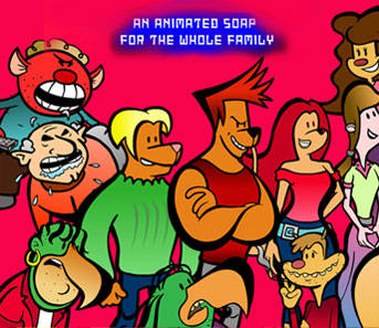 soap city prime time cartoon series cast