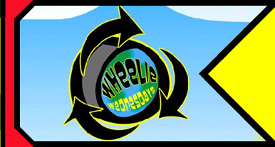 wheelie wednesdays recycling childrens cartoon series logo